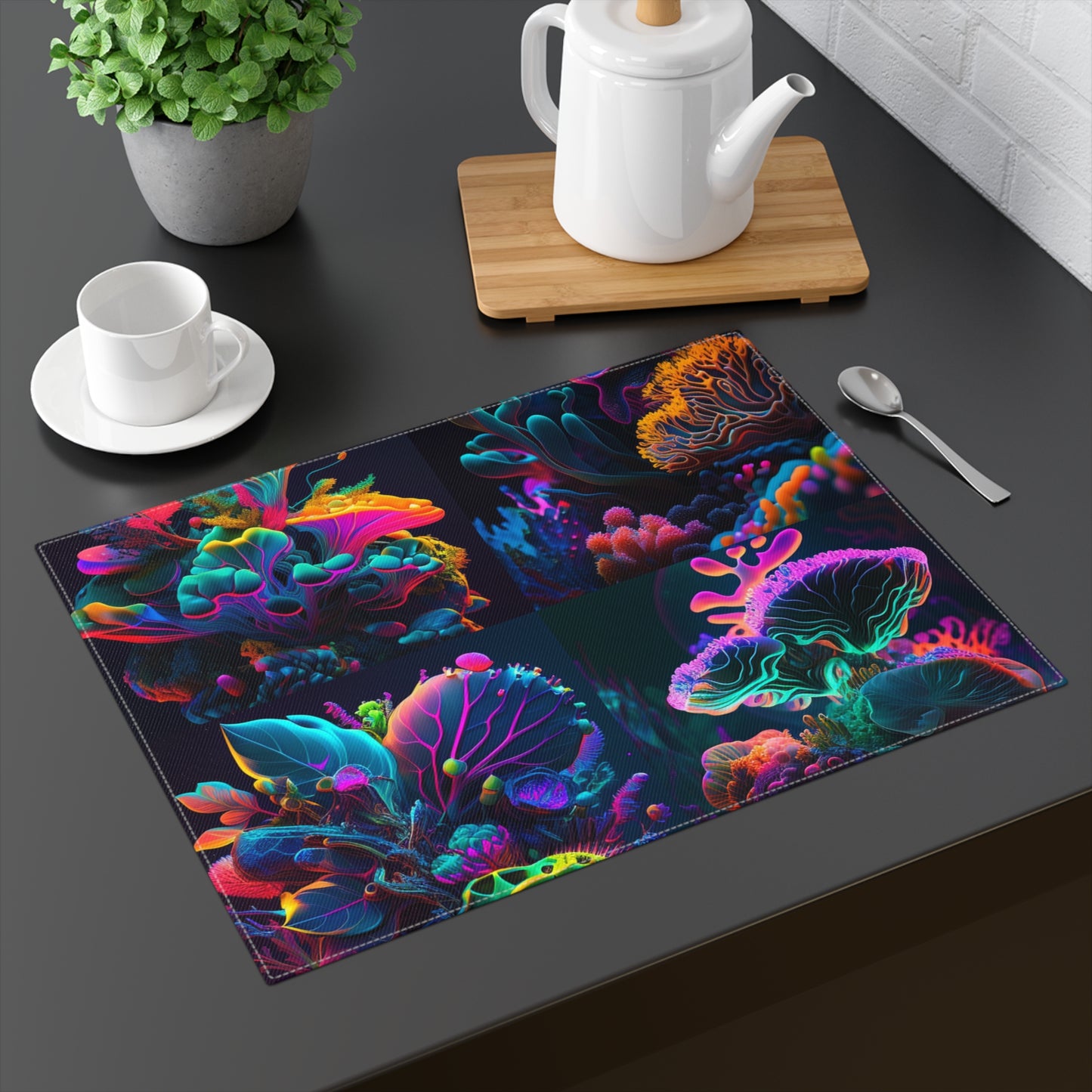 Placemat, 1pc Macro Coral Reef 5