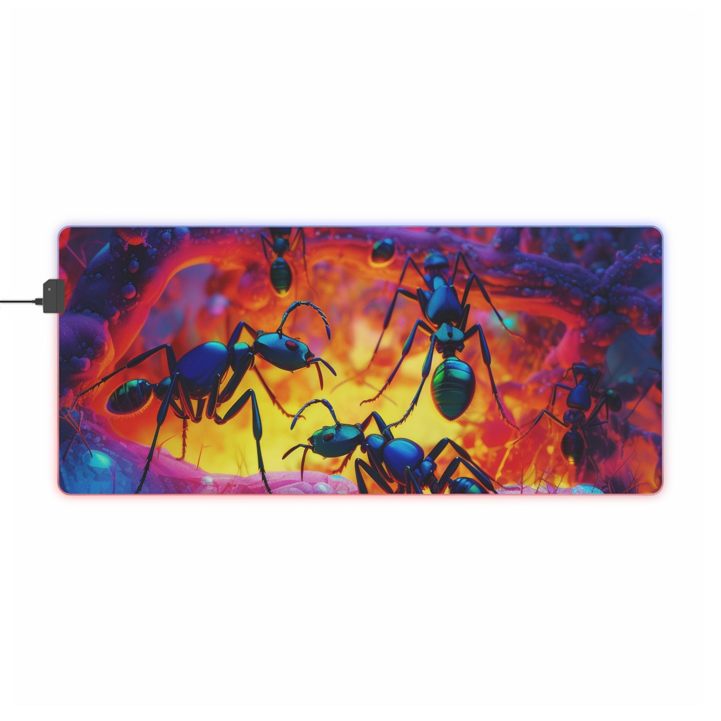 LED Gaming Mouse Pad Ants Home 3