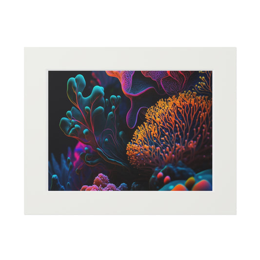 Fine Art Prints (Passepartout Paper Frame) Ocean Life Macro 2