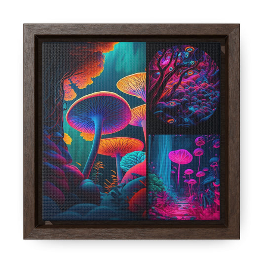 Gallery Canvas Wraps, Square Frame Macro Reef Florescent 2