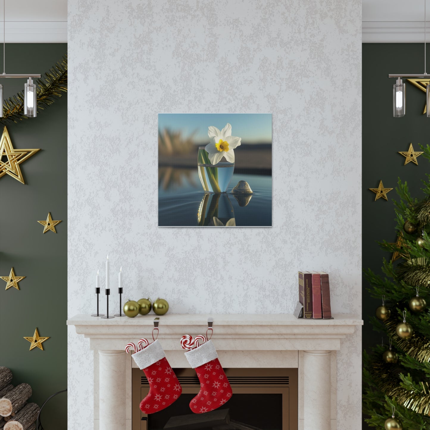 Canvas Gallery Wraps Daffodil 4