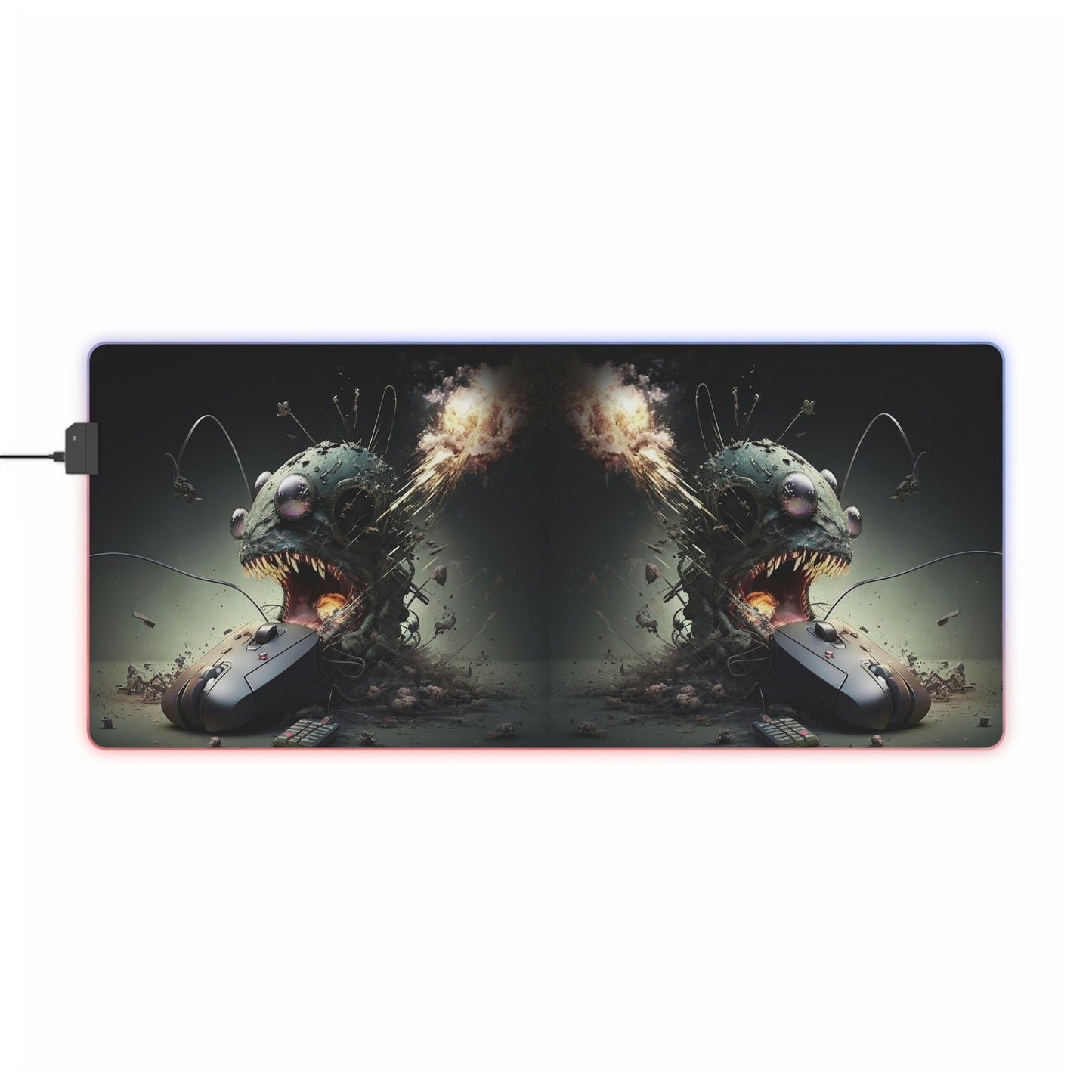 LED Gaming Mouse Pad Mouse Attack 3