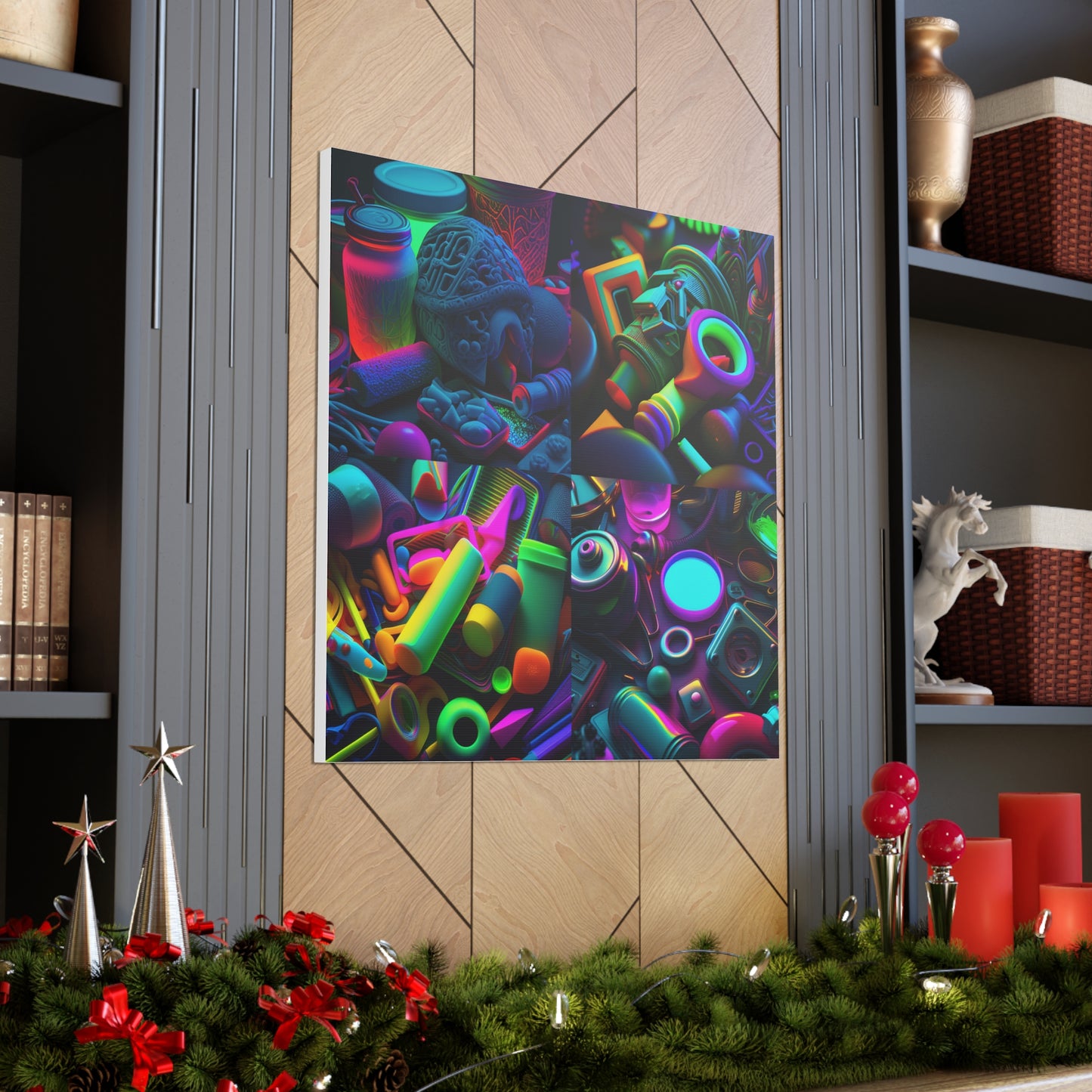 Canvas Gallery Wraps Neon Glow