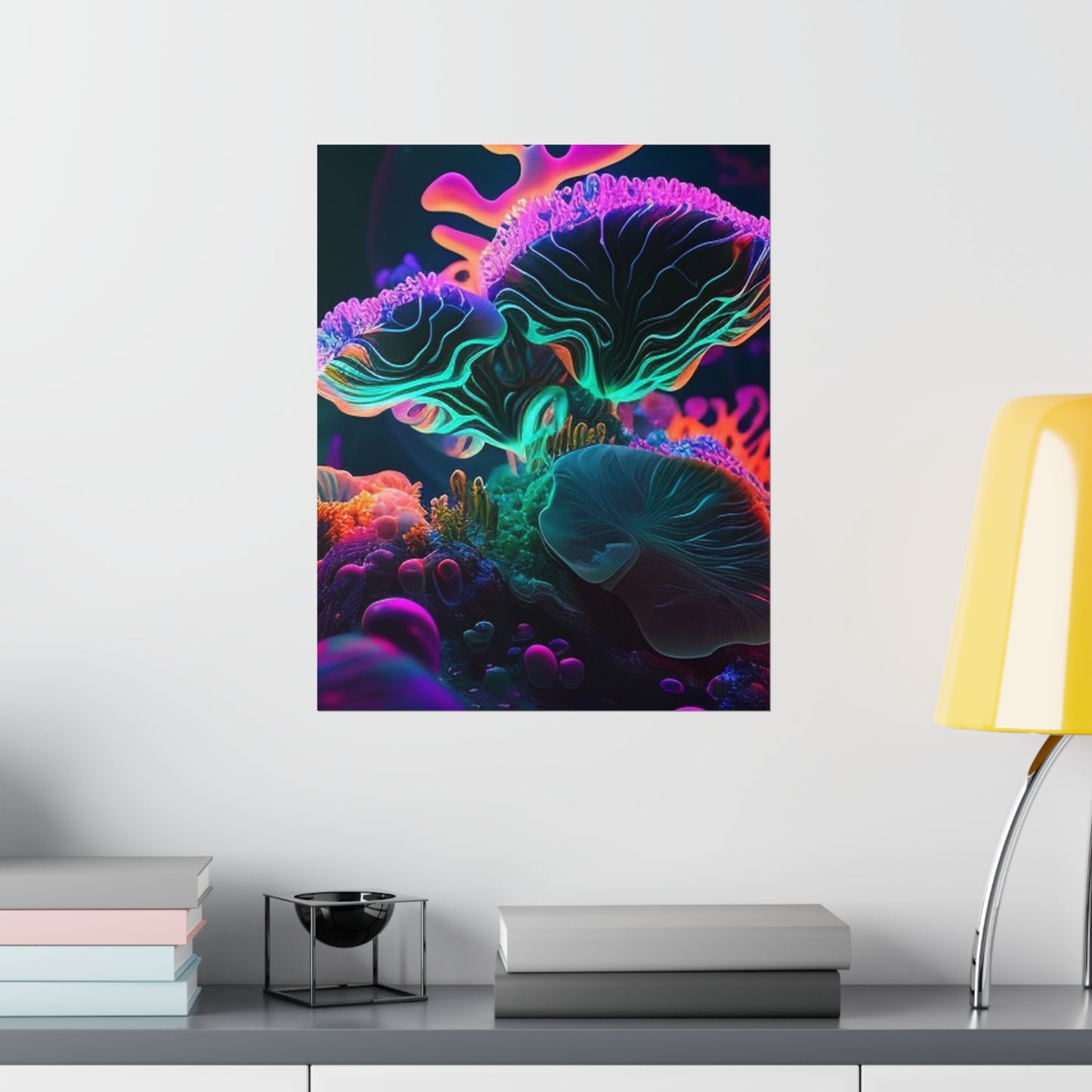 Premium Matte Vertical Posters Macro Coral Reef 4