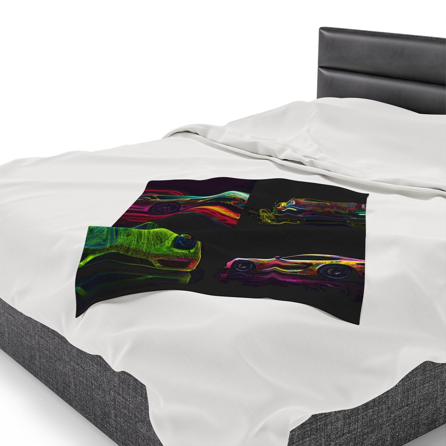 Velveteen Plush Blanket Porsche Flair 5