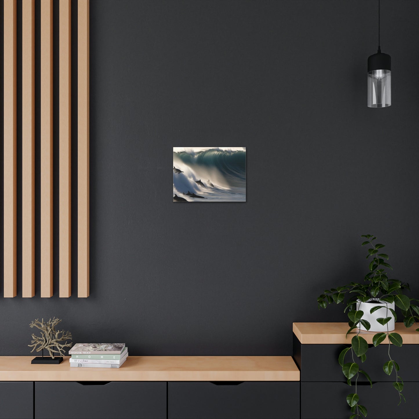 Canvas Gallery Wraps Dolphin Wave 2