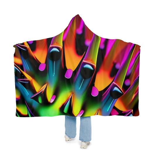 Snuggle Blanket Macro Neon Spike 1