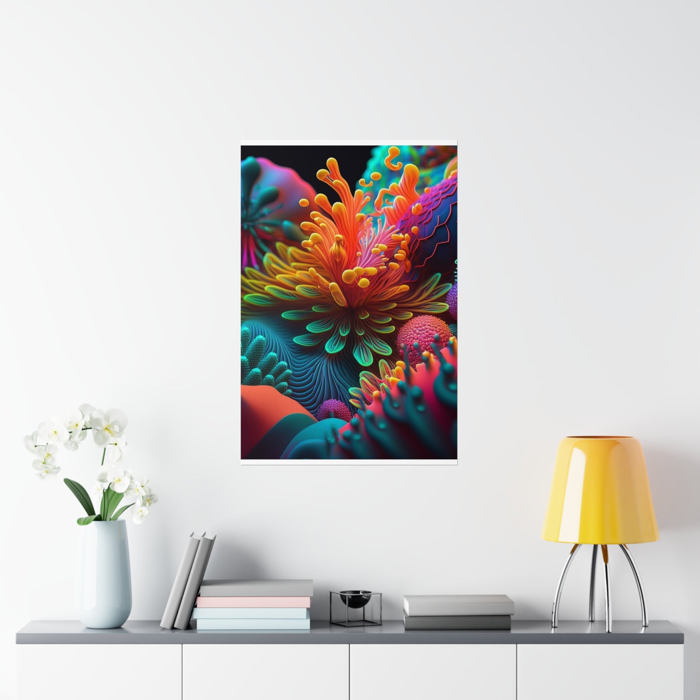 Premium Matte Vertical Posters Ocean Life Macro 3