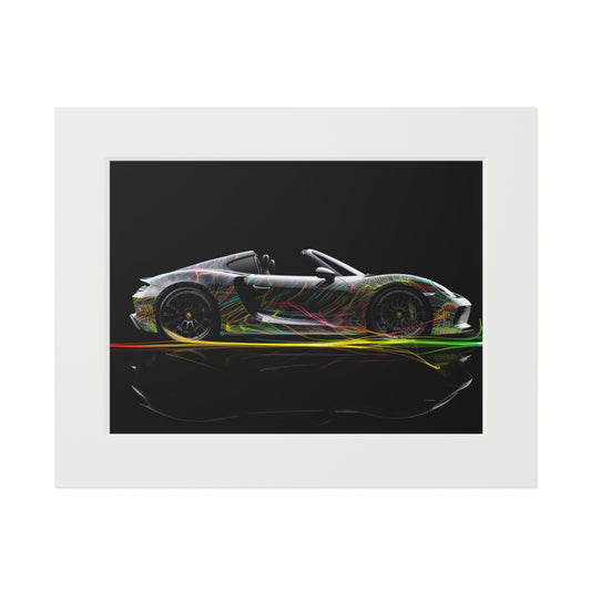 Fine Art Prints (Passepartout Paper Frame) Porsche Line 1