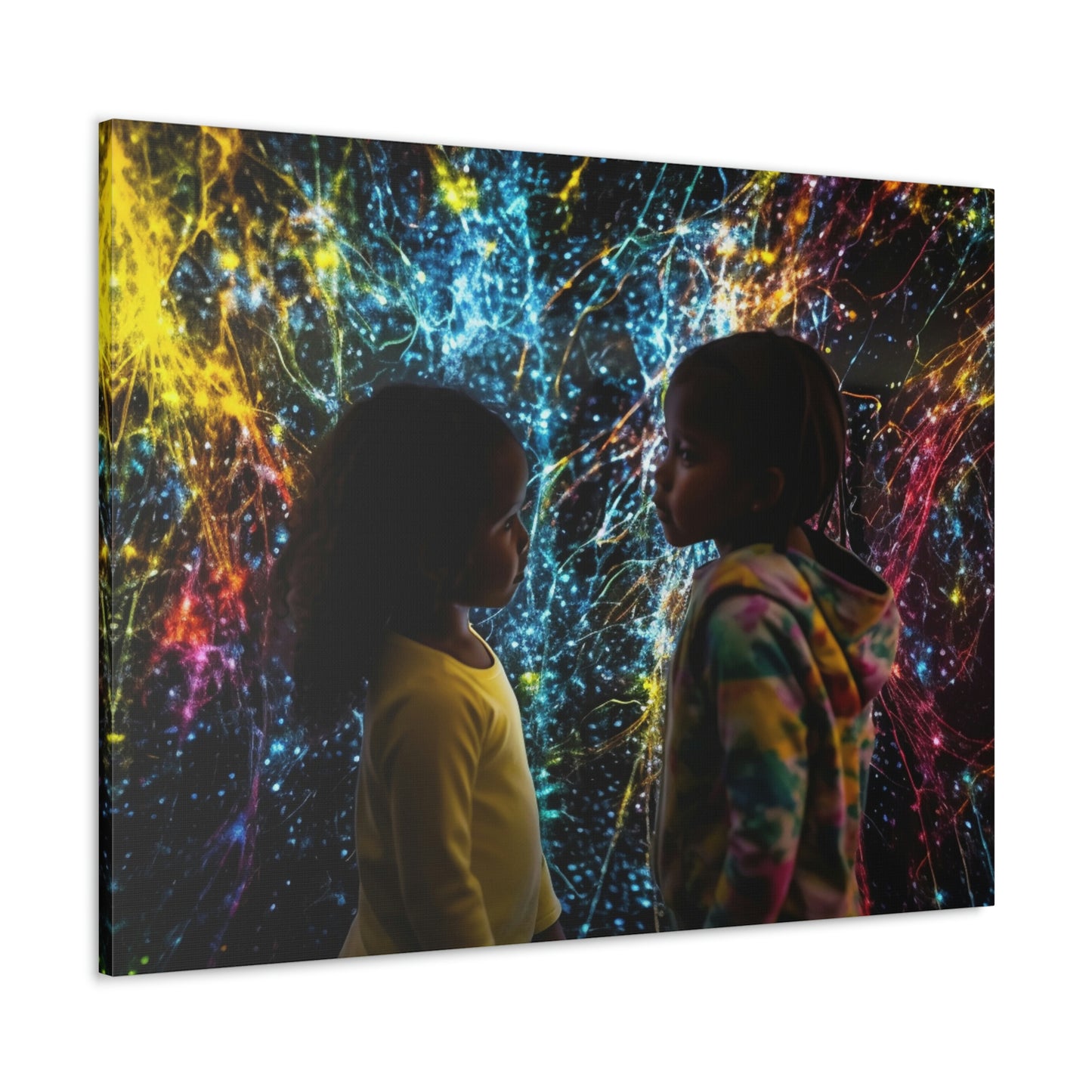 Canvas Gallery Wraps Kid Color Rain 2