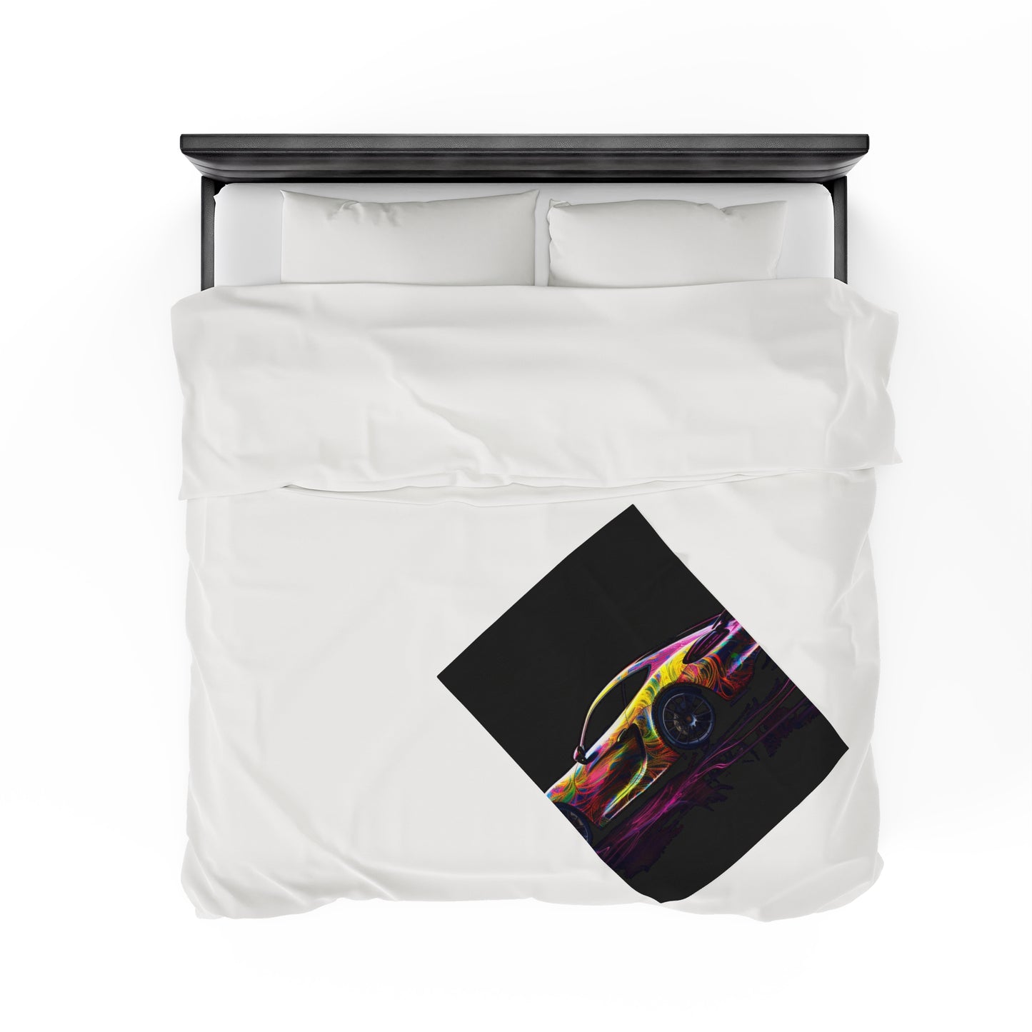 Velveteen Plush Blanket Porsche Flair 4