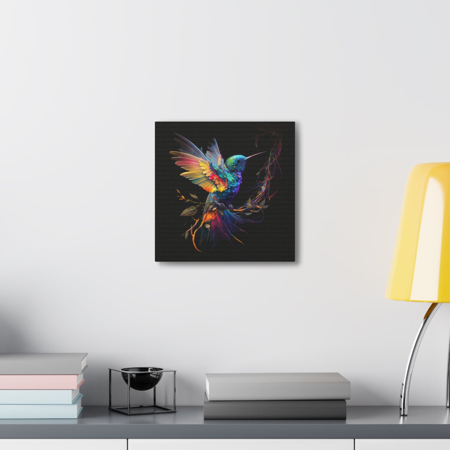 Colorful hummingbird flair