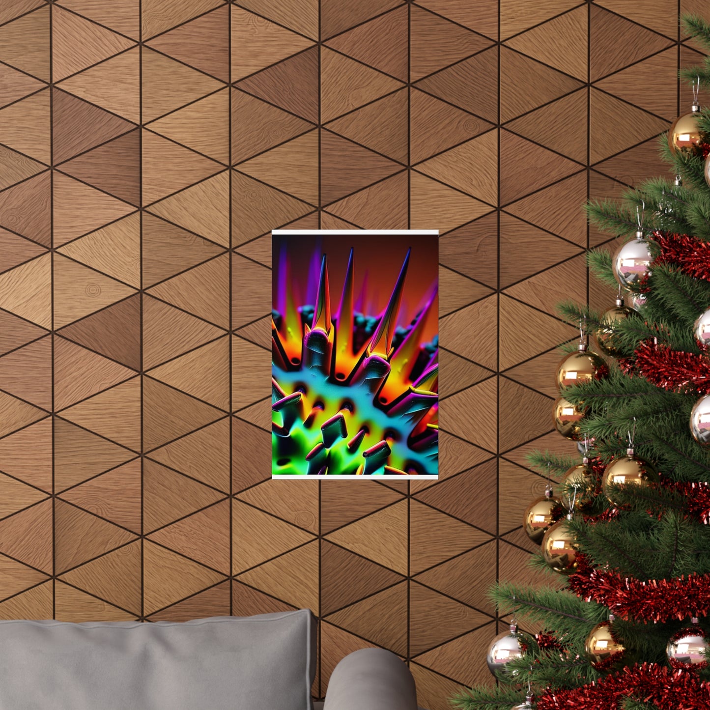 posters  Macro Neon Spike 4