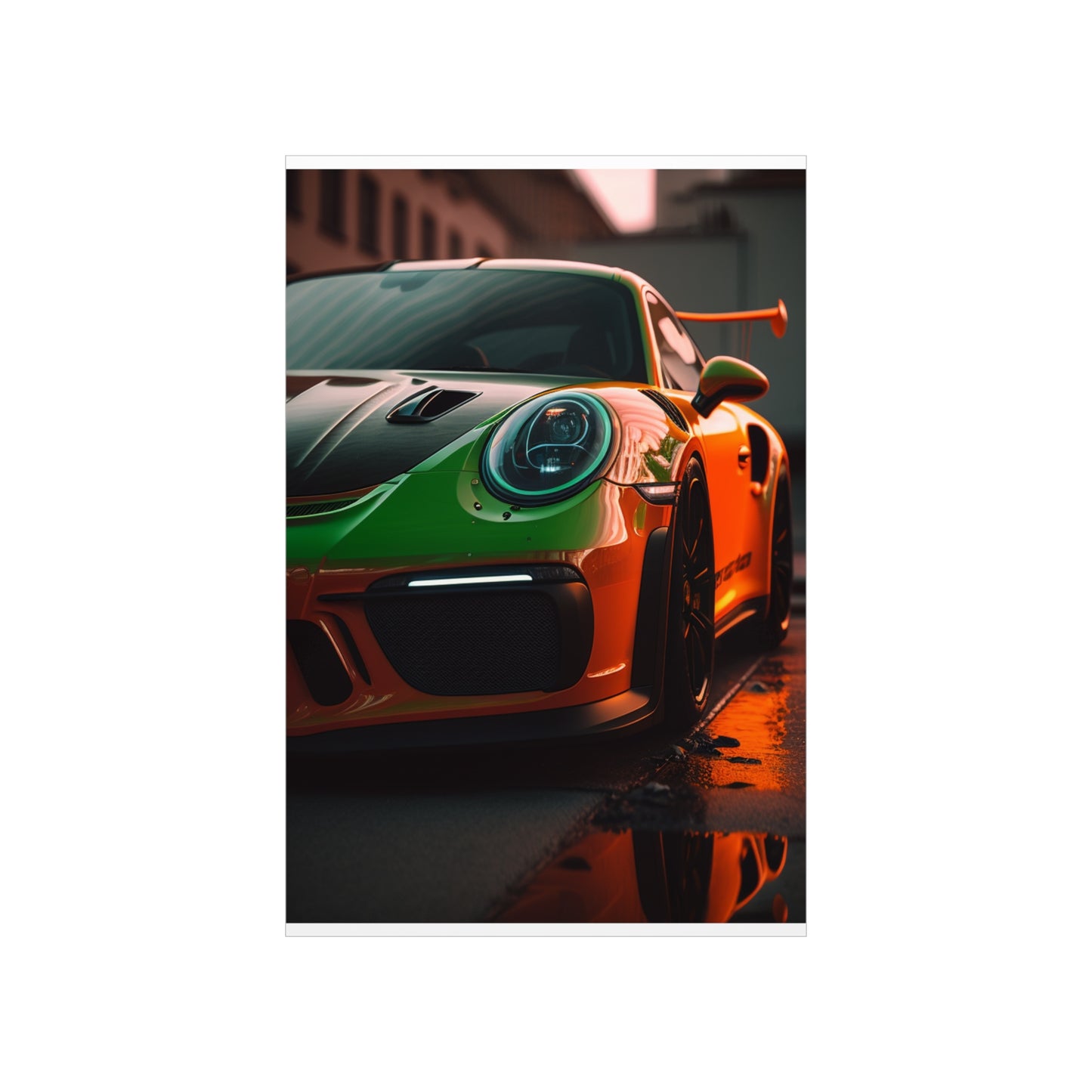 Premium Matte Vertical Posters porsche 911 gt3 2