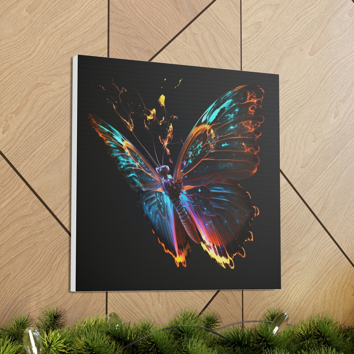 Butterfly glow neon