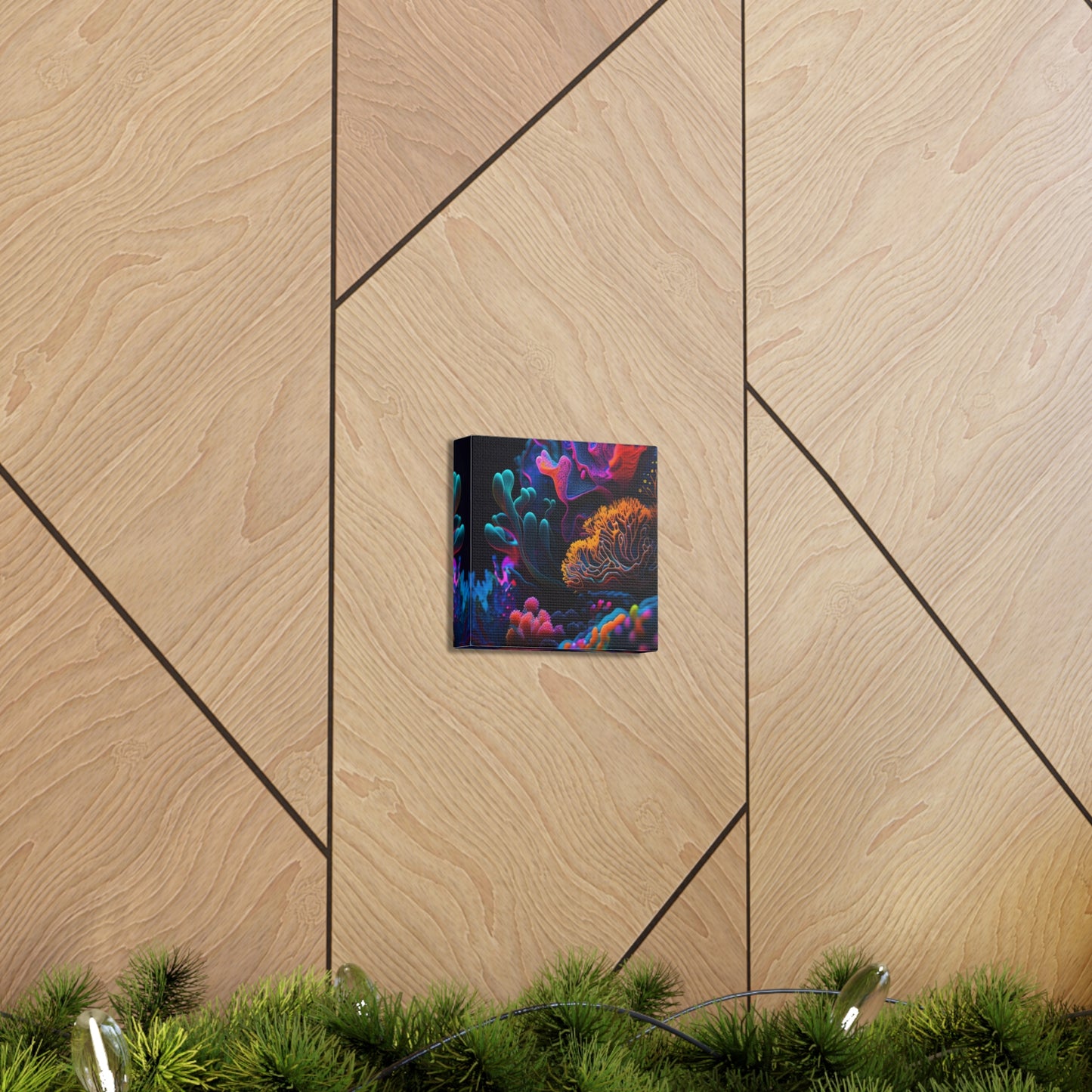 Canvas Gallery Wraps Macro Coral Reef 2