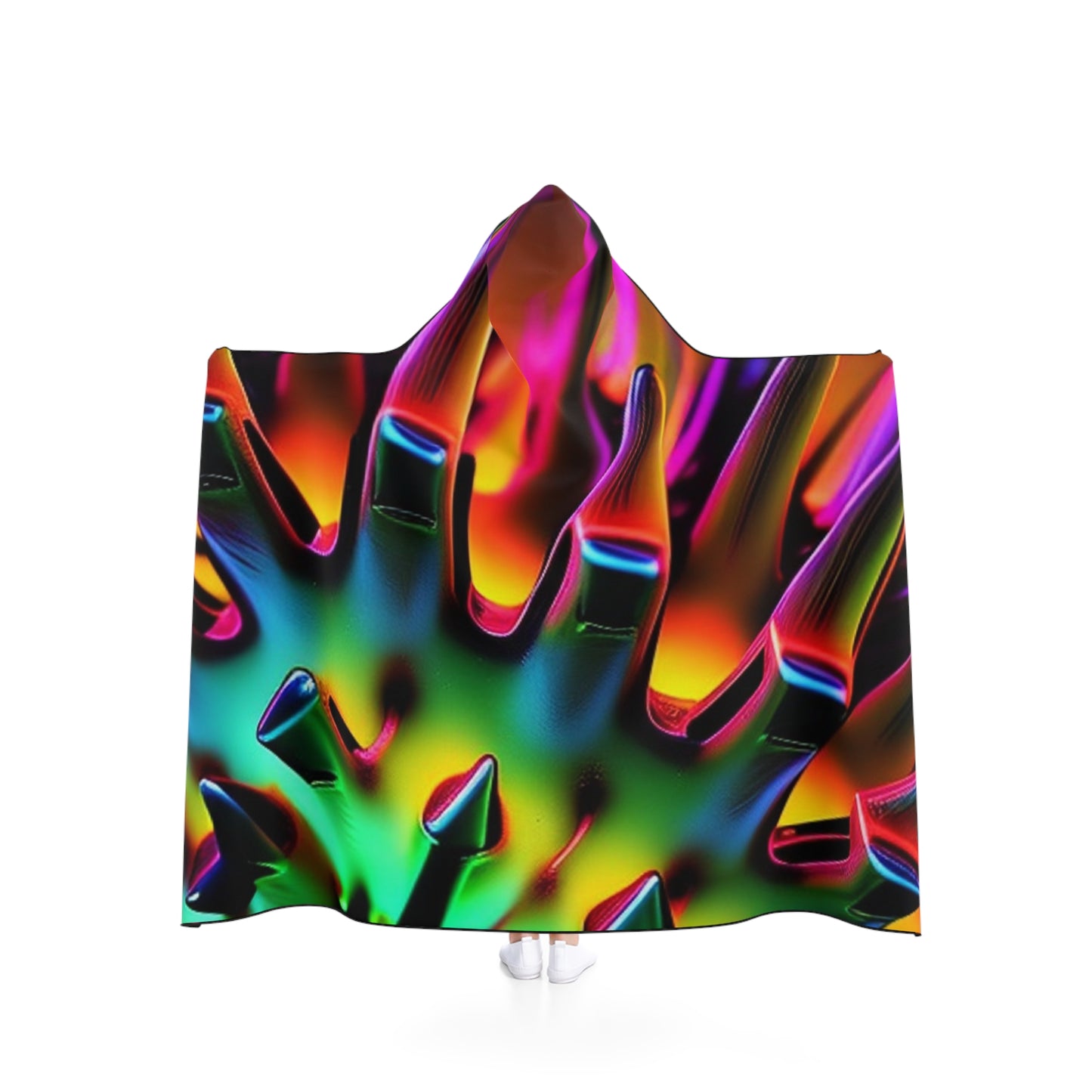 Hooded Blanket Macro Neon Spike 2