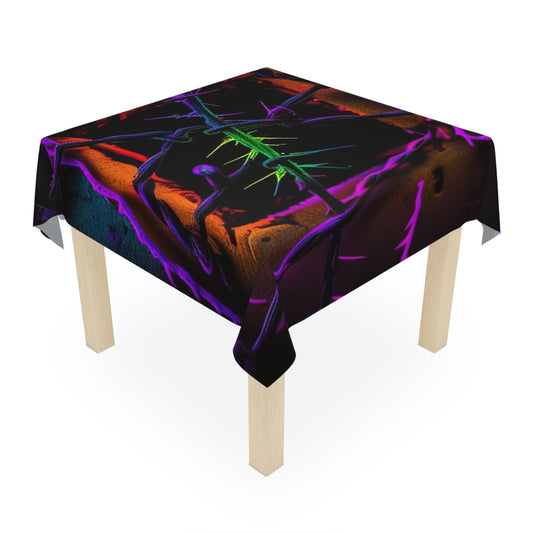 Tablecloth Macro Neon Barbs 1