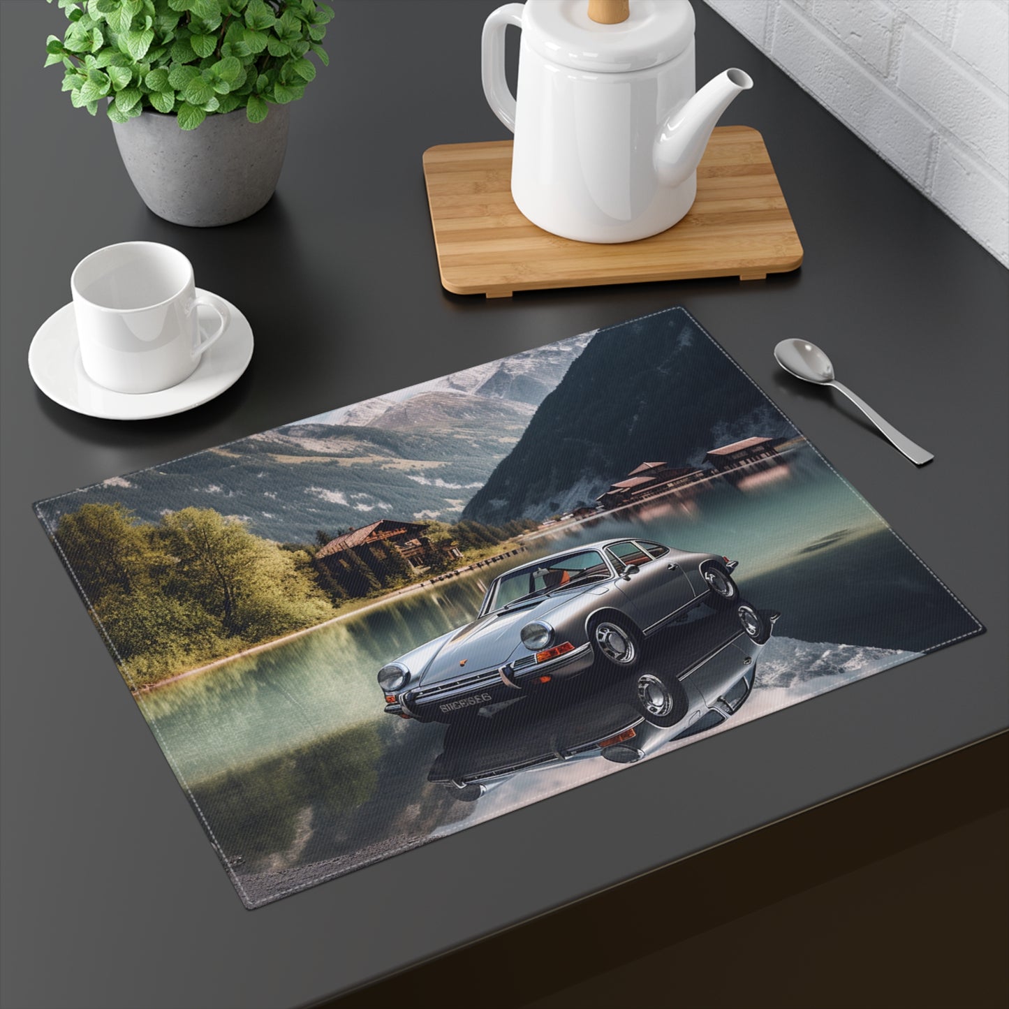 Placemat, 1pc Porsche Lake 2