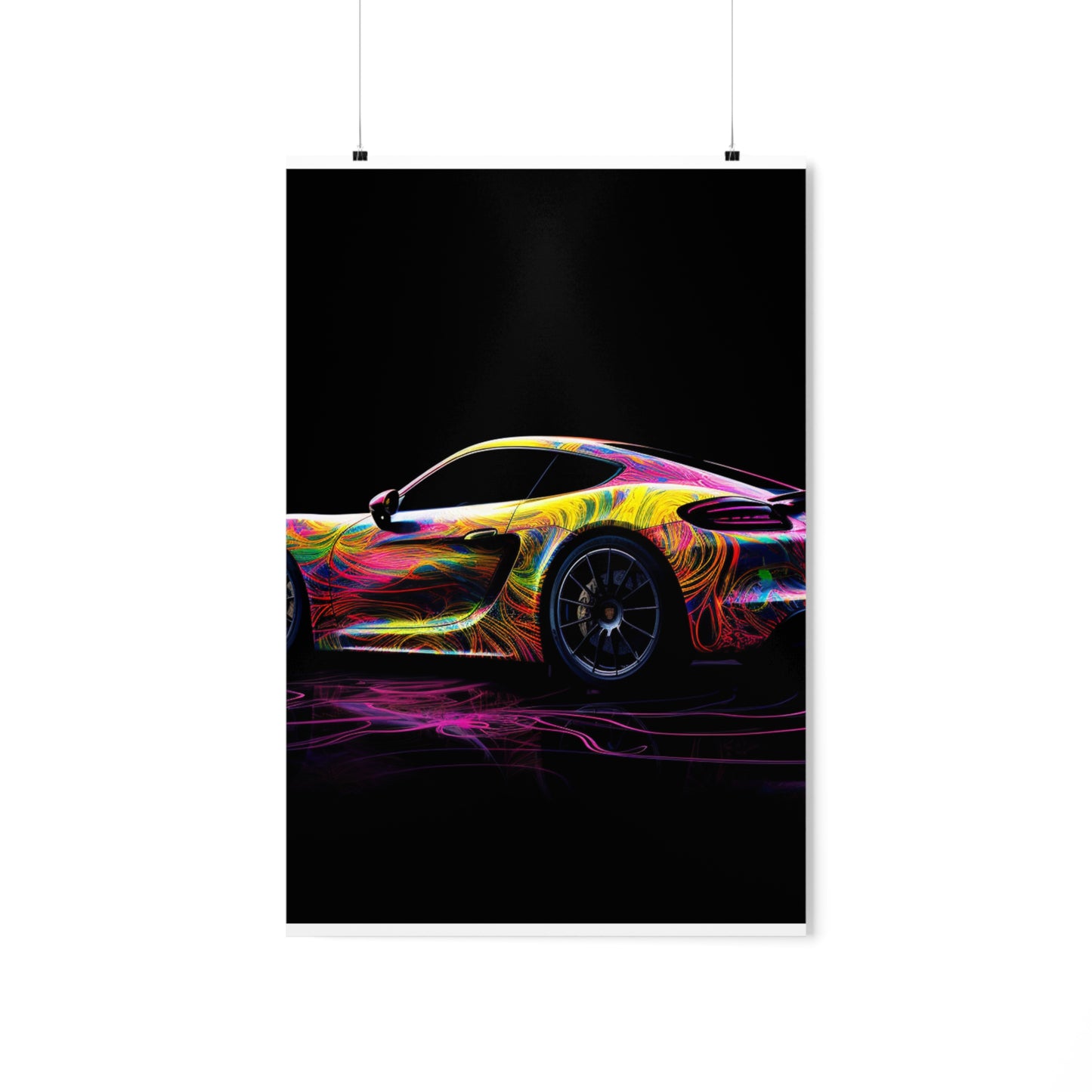 Premium Matte Vertical Posters Porsche Flair 4