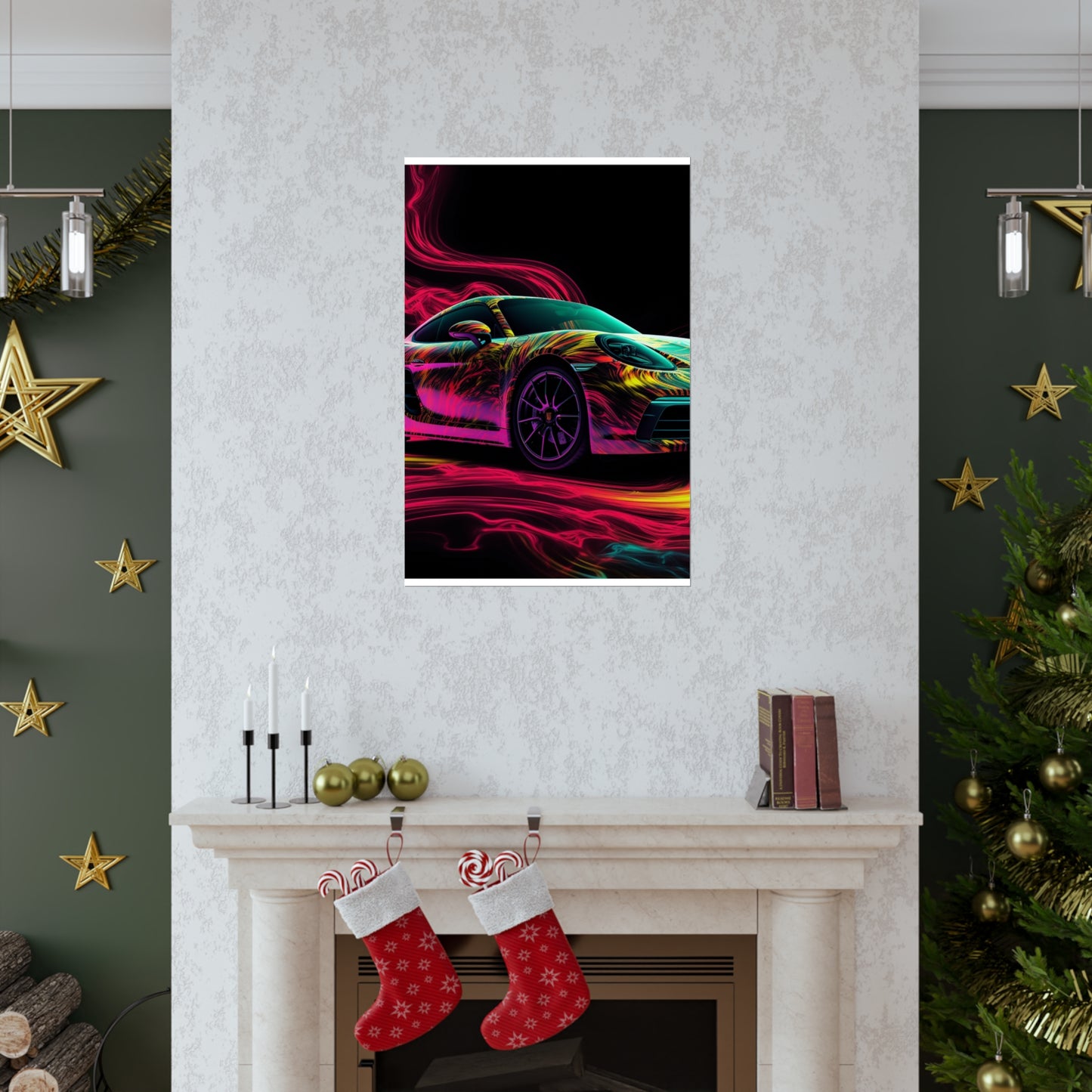 Premium Matte Vertical Posters Porsche Flair 1