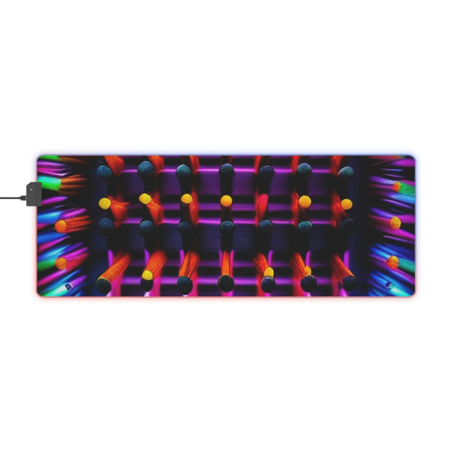 LED Gaming Mouse Pad Neon Square 2