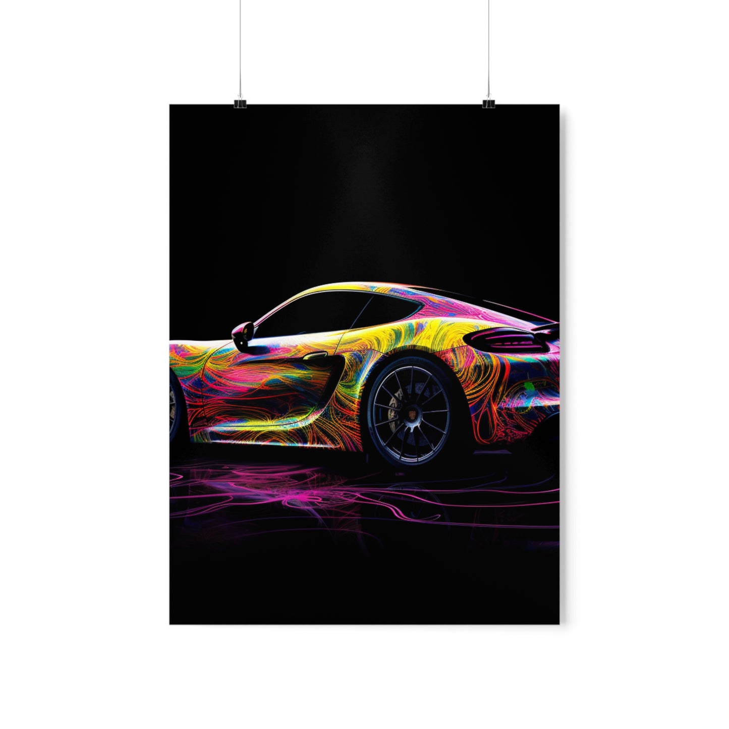 Premium Matte Vertical Posters Porsche Flair 4