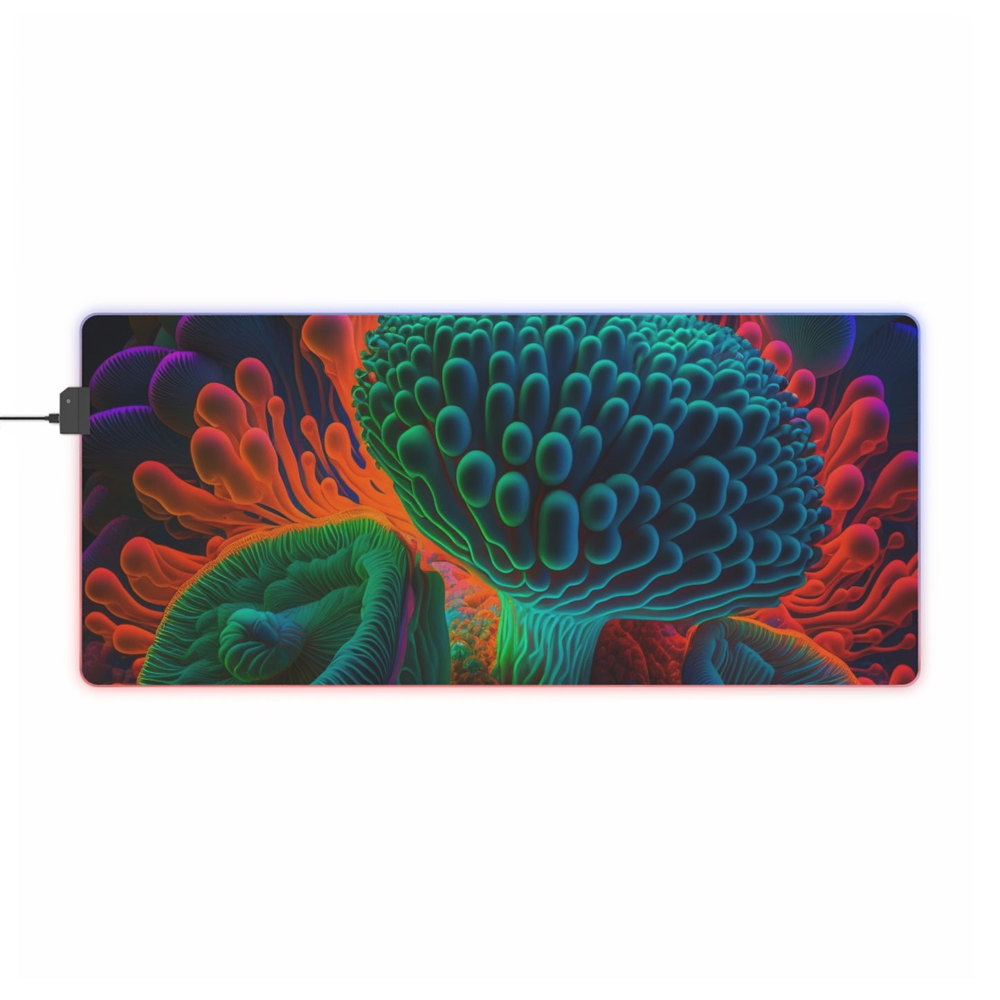 LED Gaming Mouse Pad Macro Reef Florescent 3