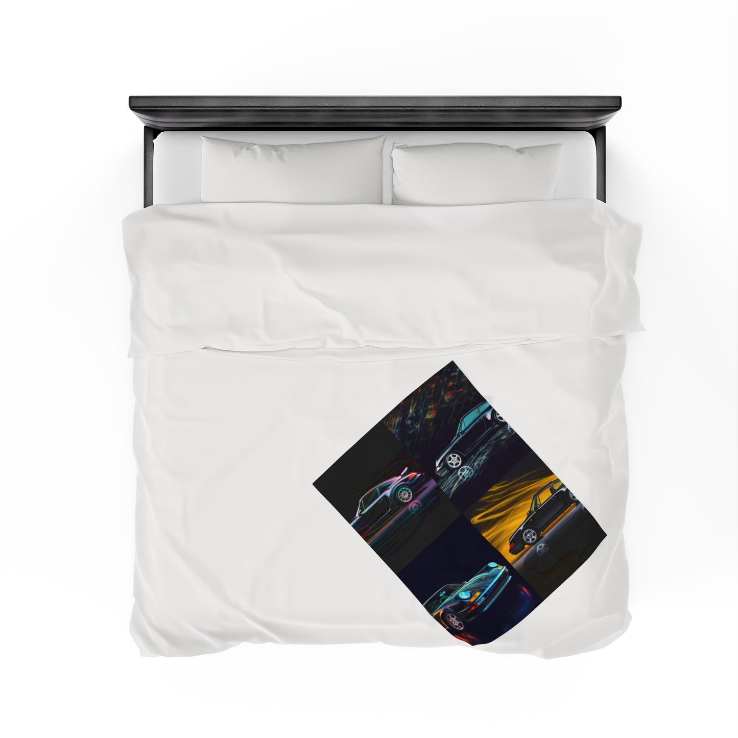 Velveteen Plush Blanket Porsche 933 5