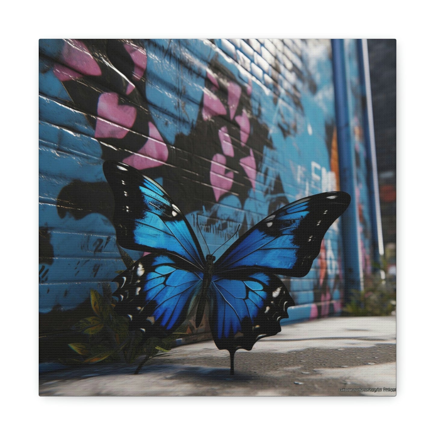 Butterfly street art