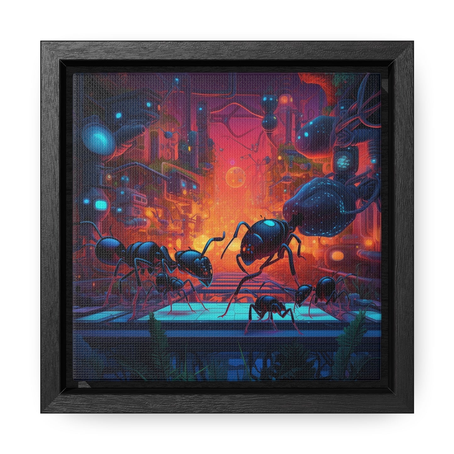 Gallery Canvas Wraps, Square Frame Ants Home 2