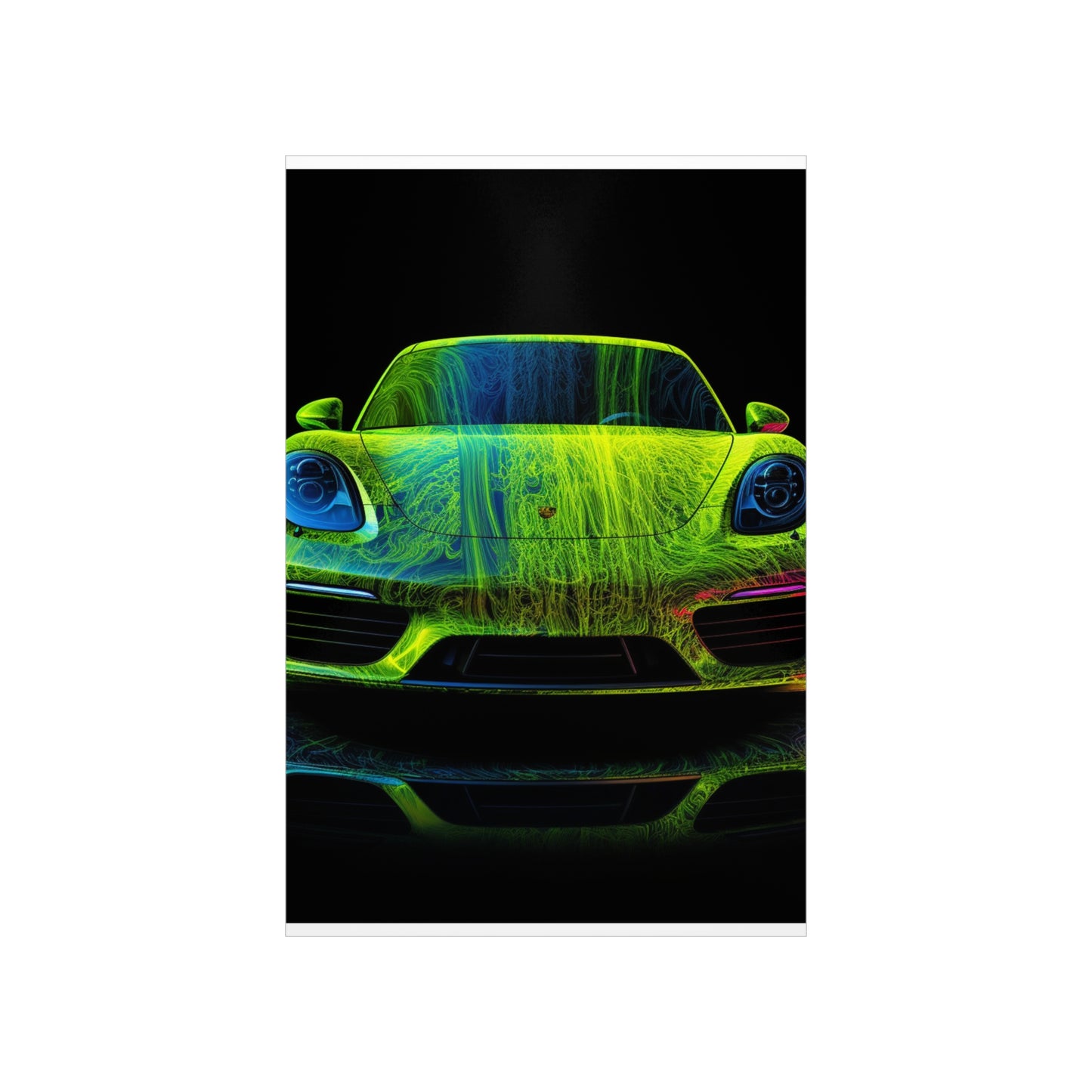 Premium Matte Vertical Posters Porsche Flair 3