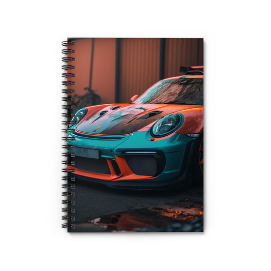 Spiral Notebook - Ruled Line porsche 911 gt3 3