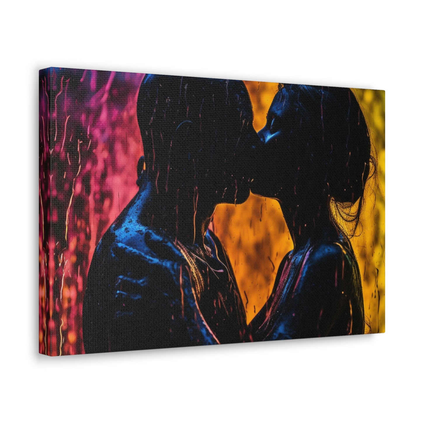 Canvas Gallery Wraps Florescent Rain 2