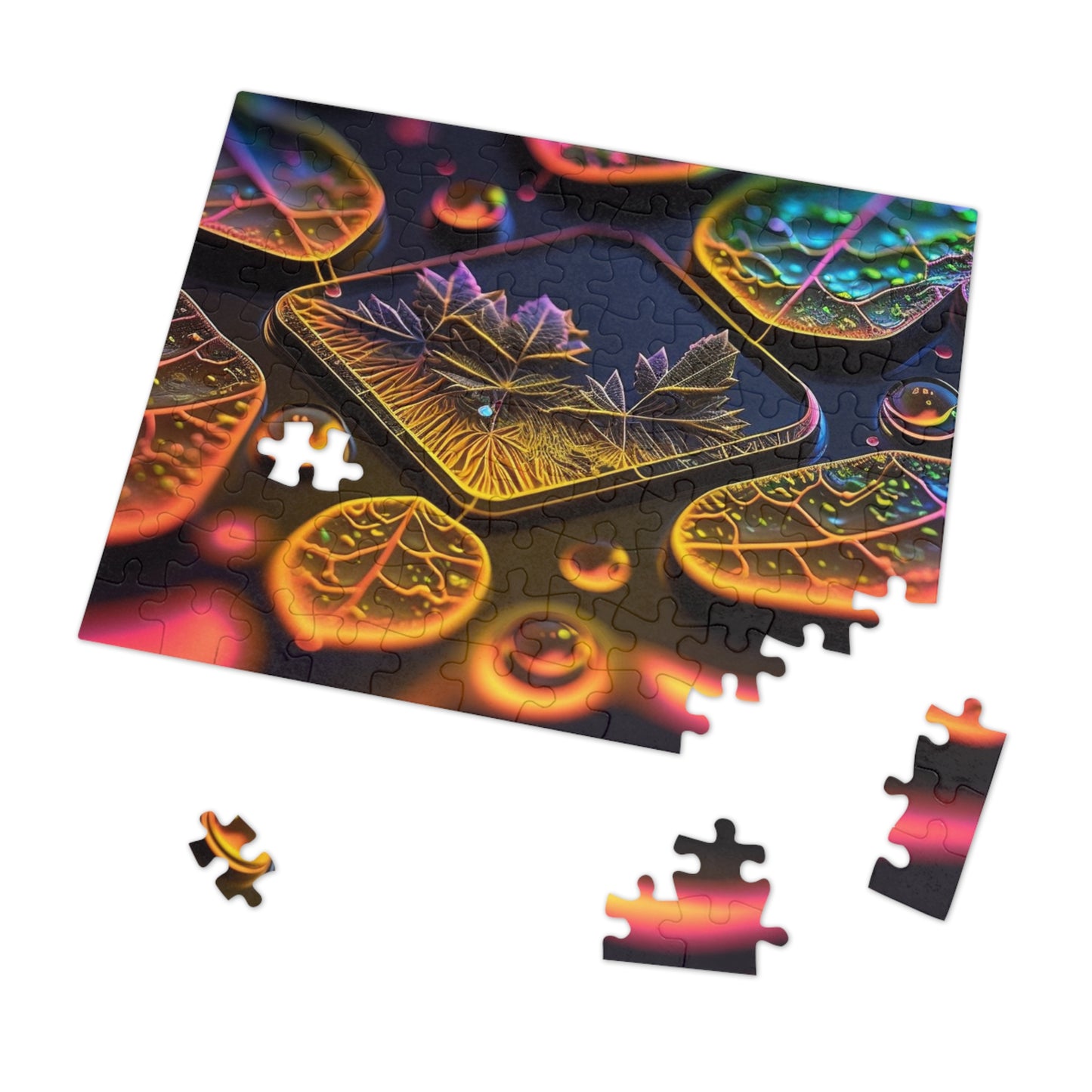 Jigsaw Puzzle (30, 110, 252, 500,1000-Piece) Macro Florescent 4