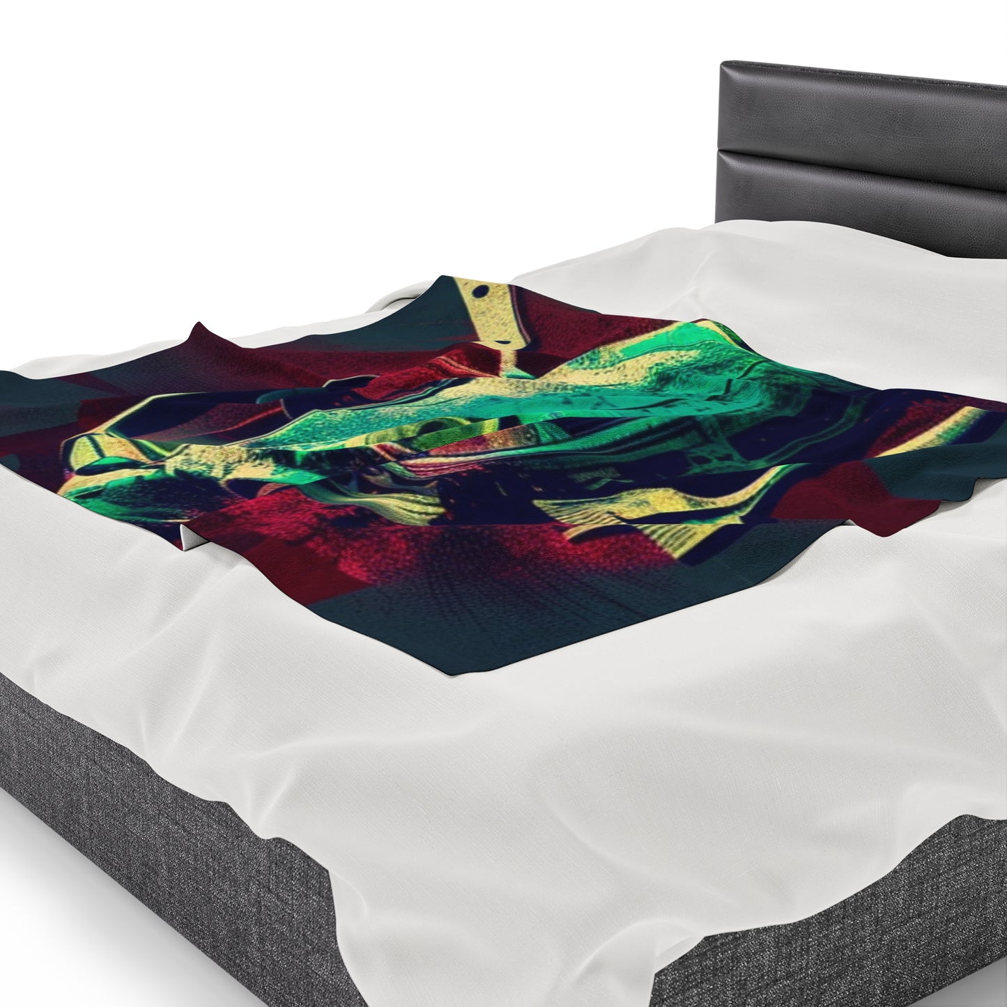 Velveteen Plush Blanket Porsche Abstract 4