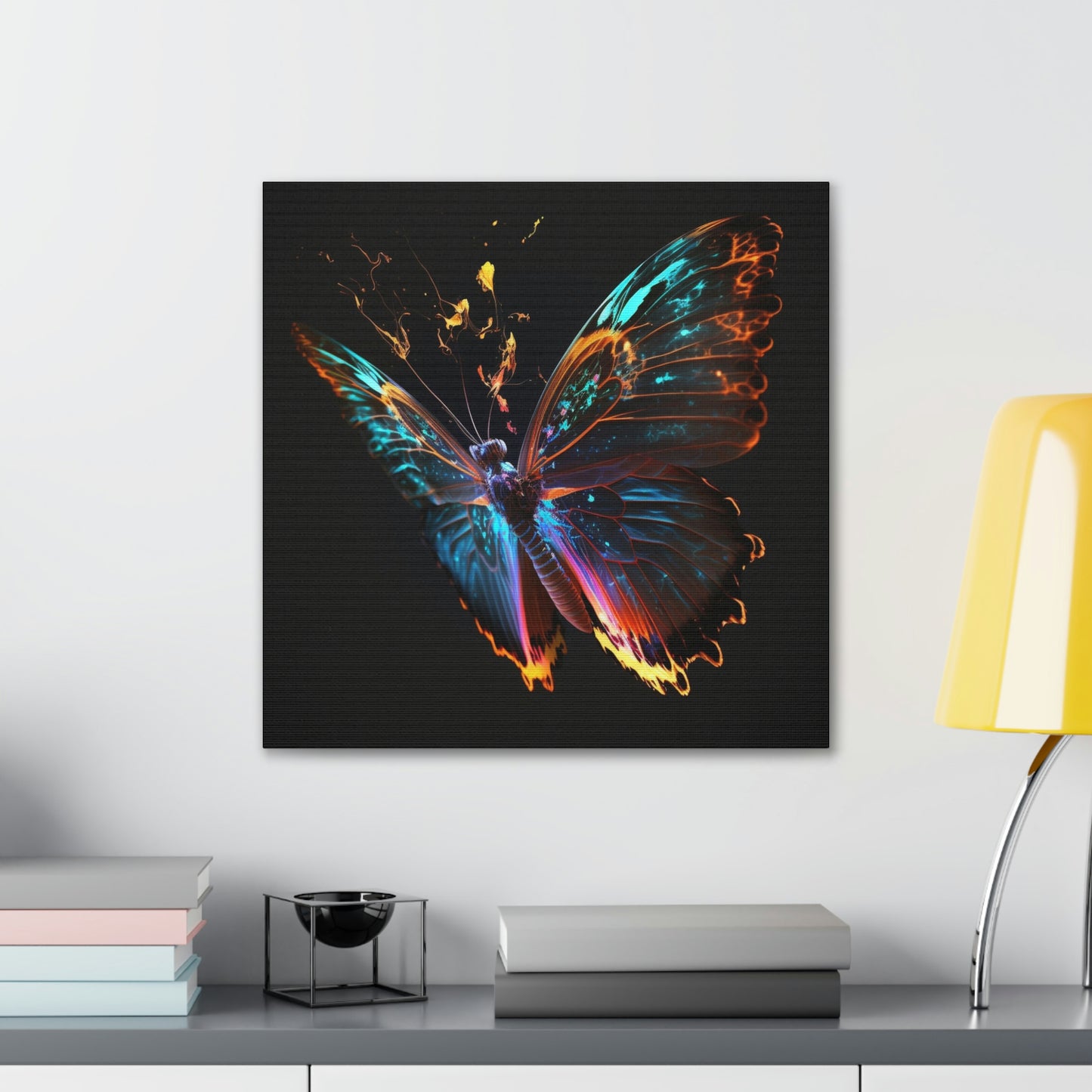 Butterfly glow neon