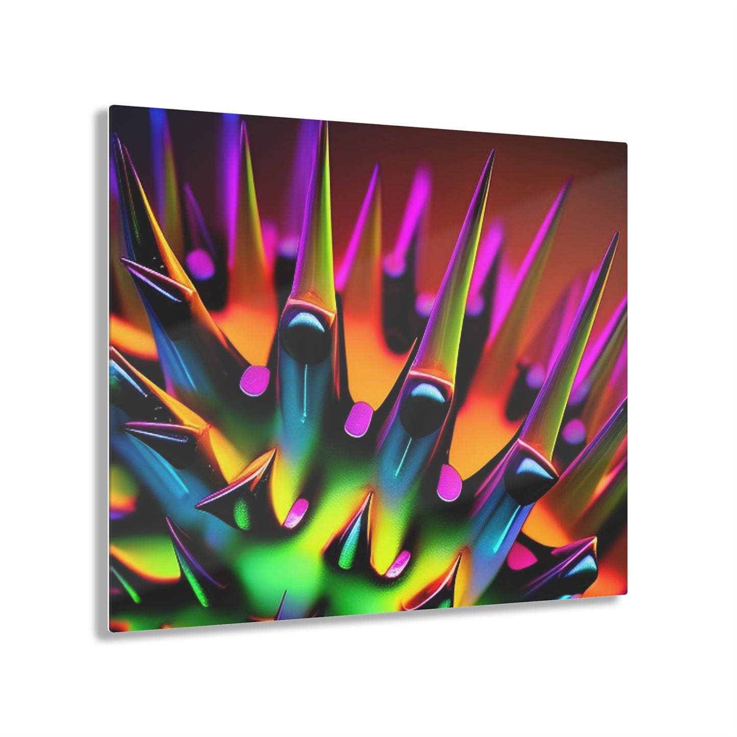 Acrylic Prints Macro Neon Spike 1