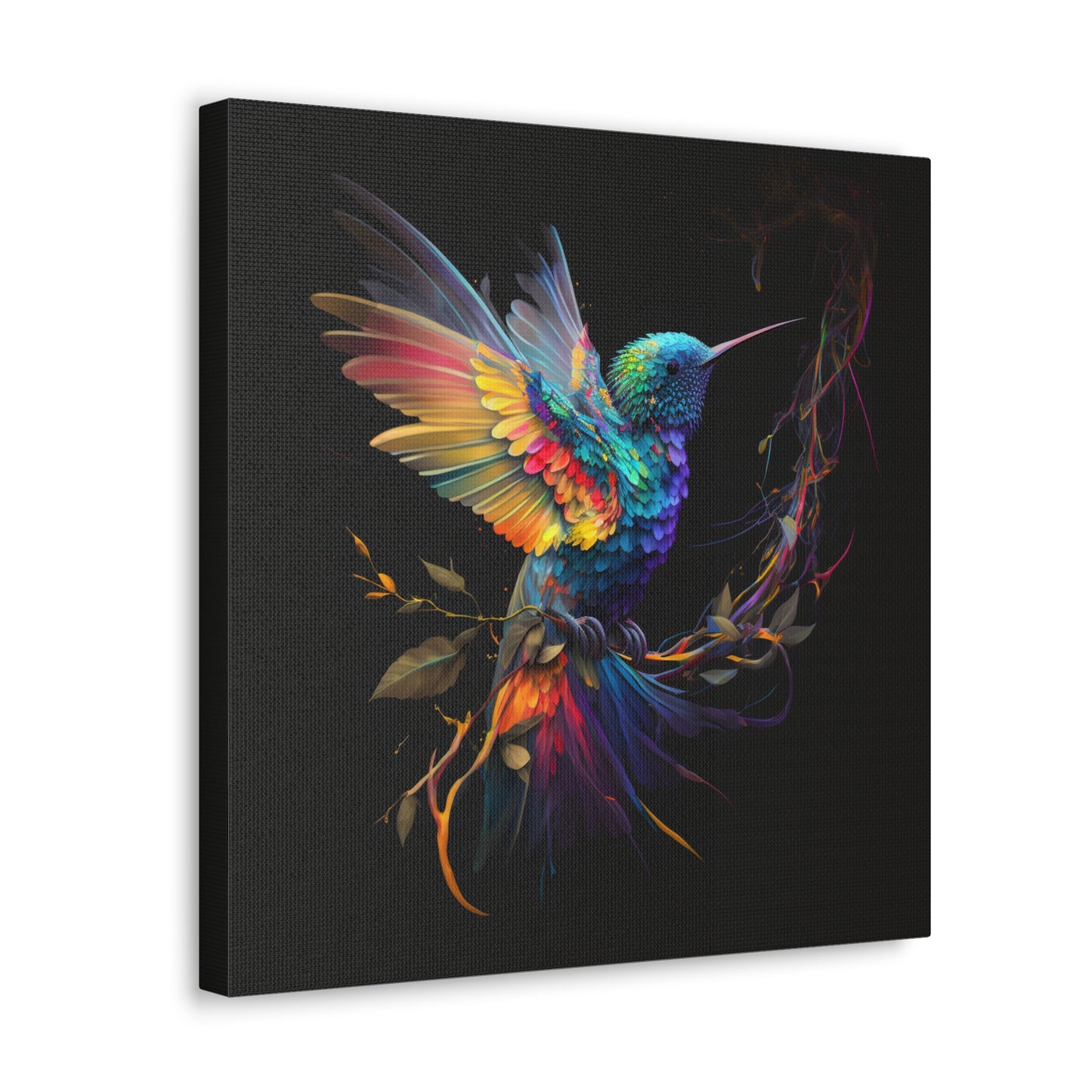 Colorful hummingbird flair