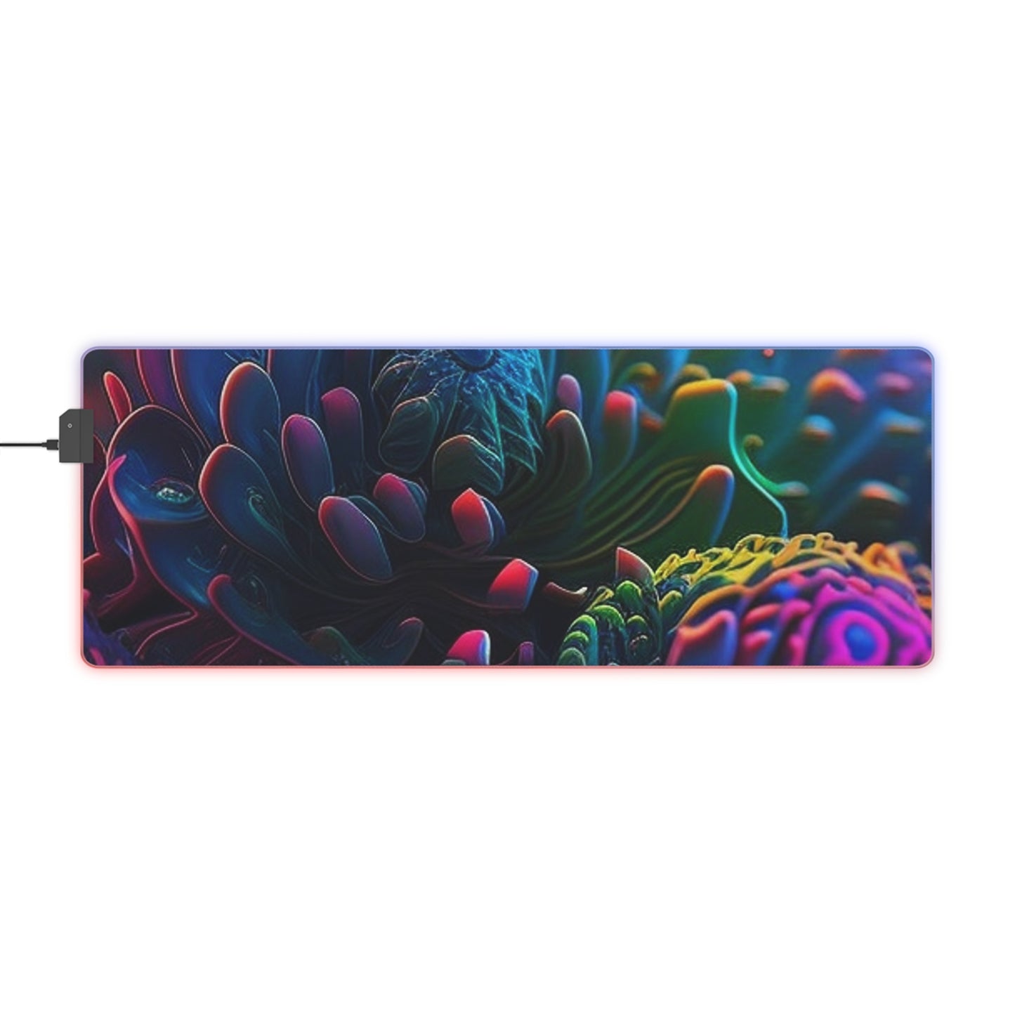 LED Gaming Mouse Pad Ocean Life Macro 4