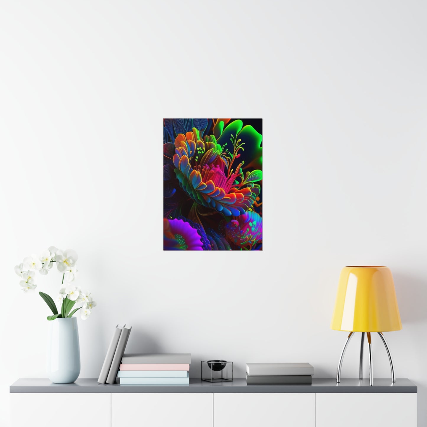 Premium Matte Vertical Posters Macro Florescent 2