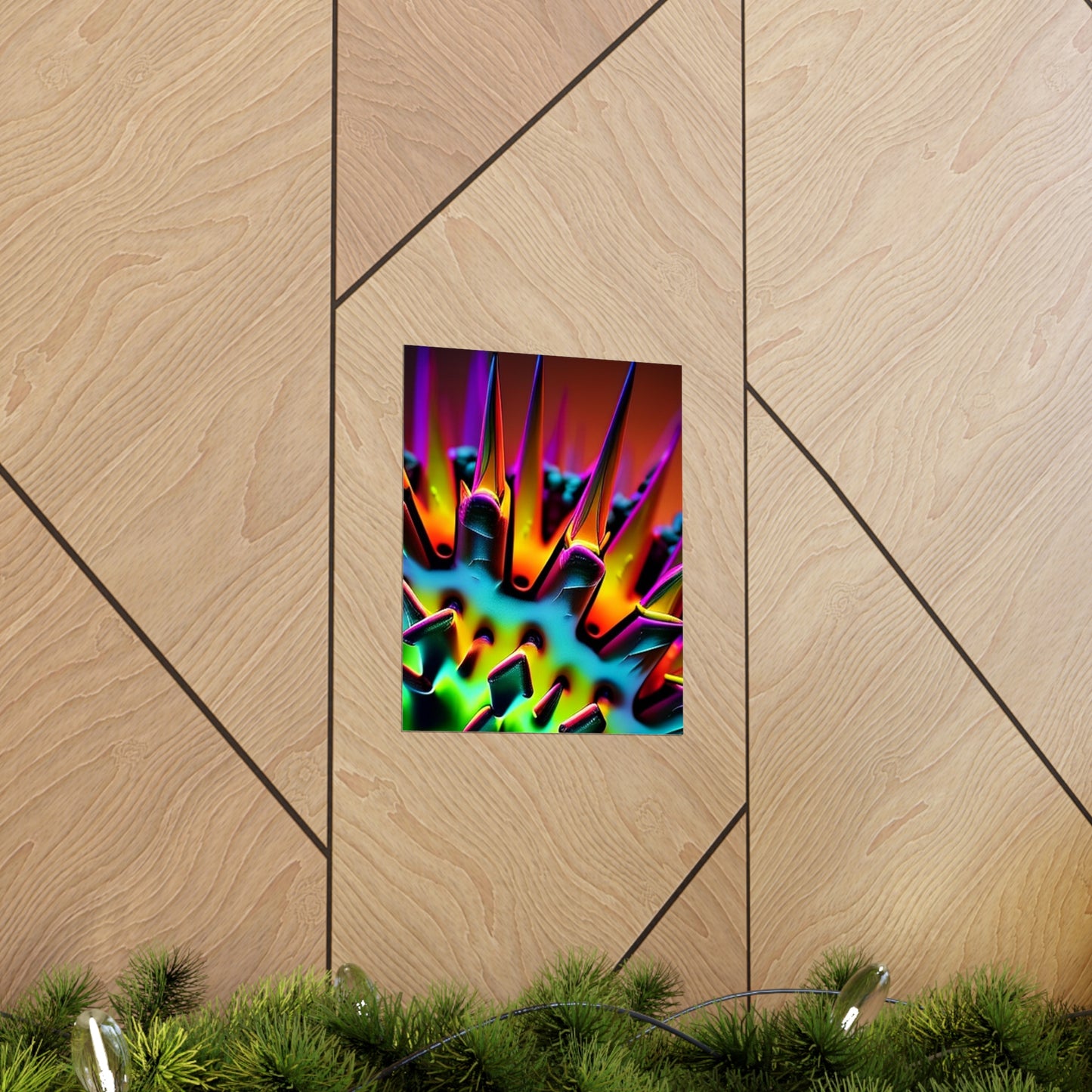 posters  Macro Neon Spike 4