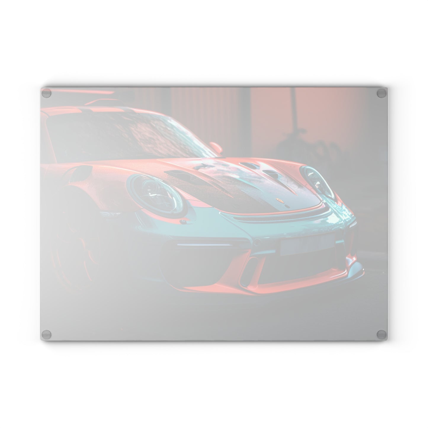 Glass Cutting Board porsche 911 gt3 3