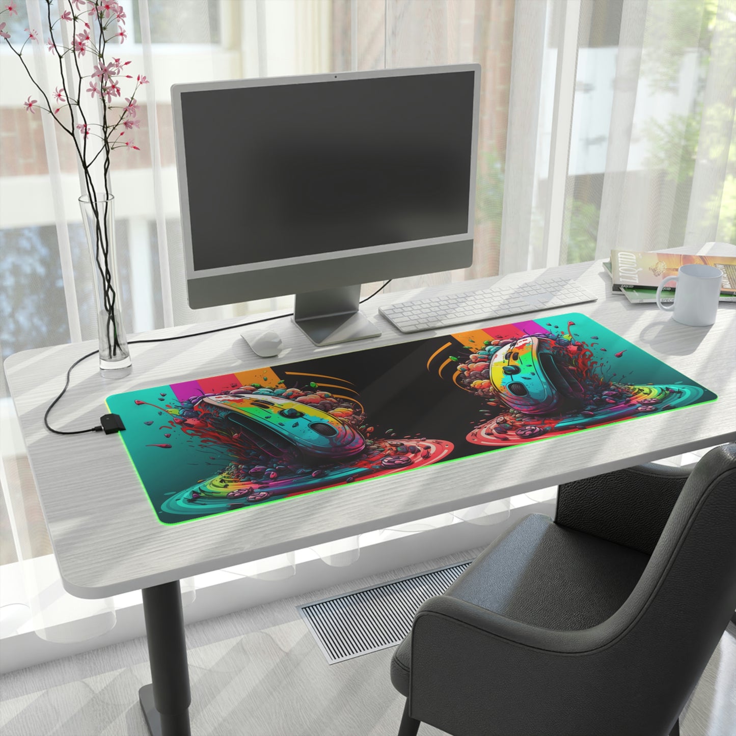 LED Gaming Mouse Pad Gaming Mouse 2