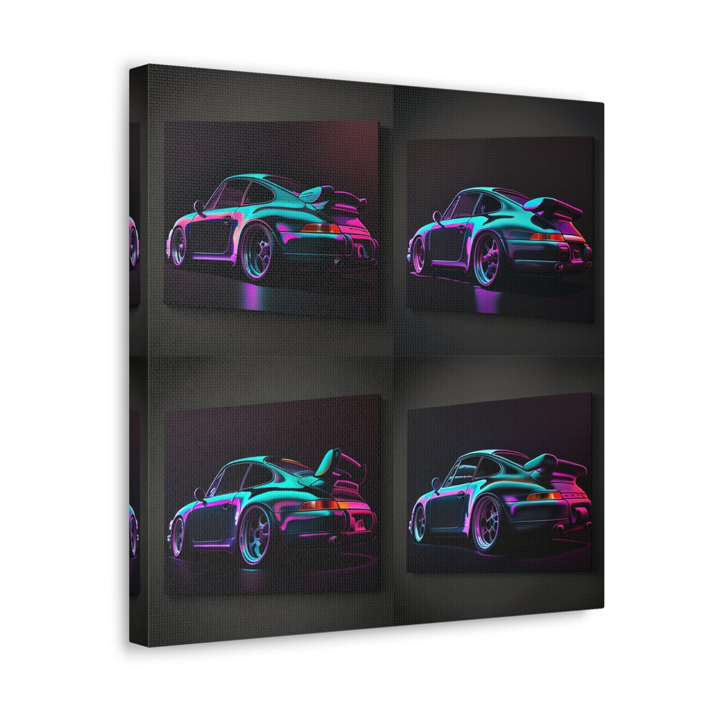 Canvas Gallery Wraps Porsche Purple 4 Pack