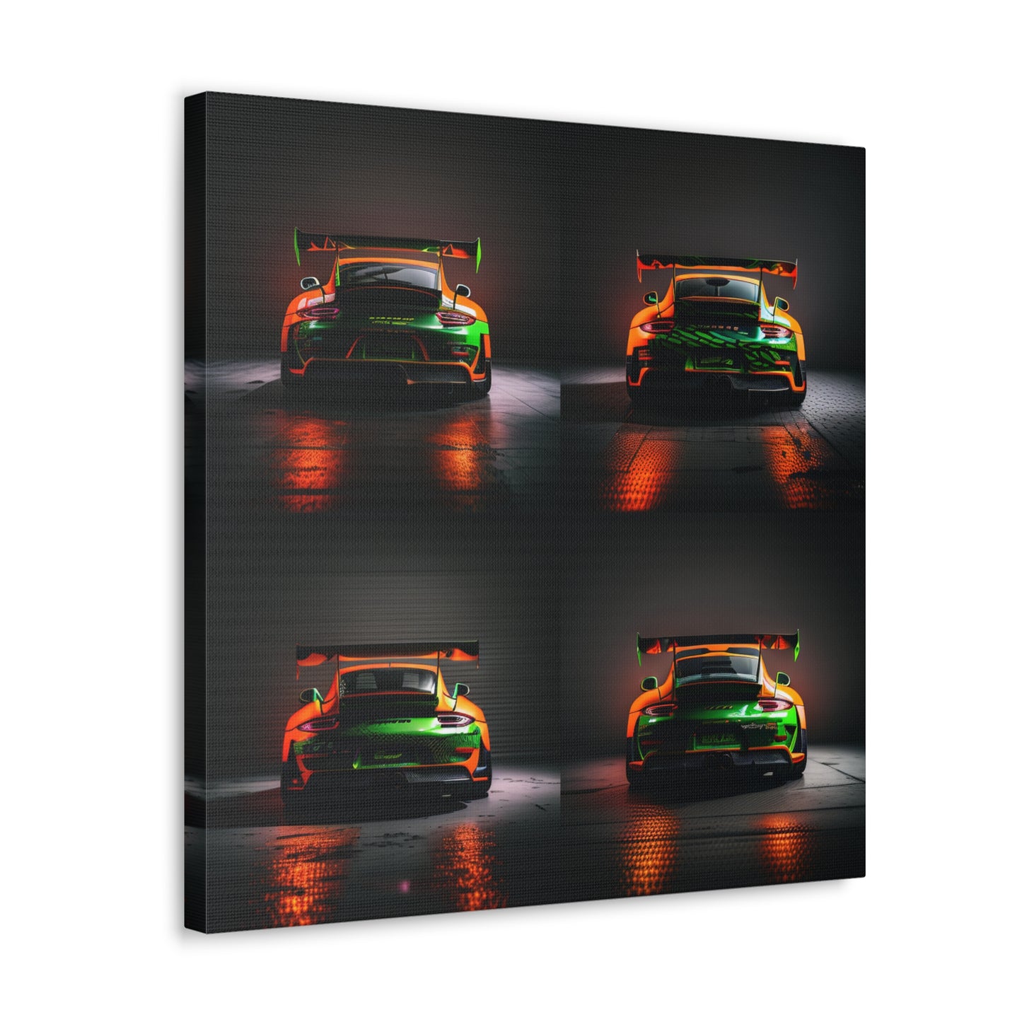 Canvas Gallery Wraps Porsche Rear 4 pack