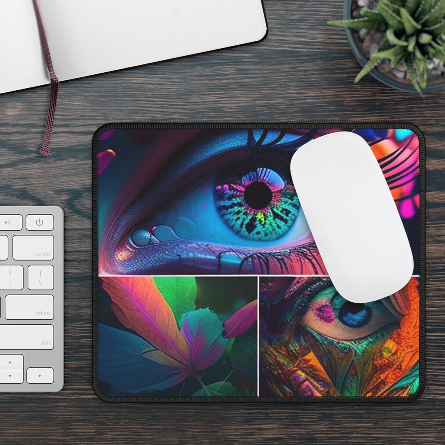 Gaming Mouse Pad  Neon Florescent Glow 3