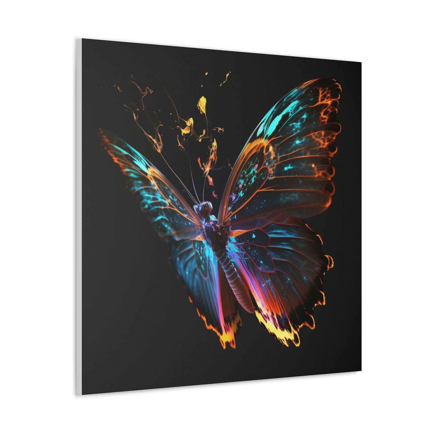 Butterfly glow neon