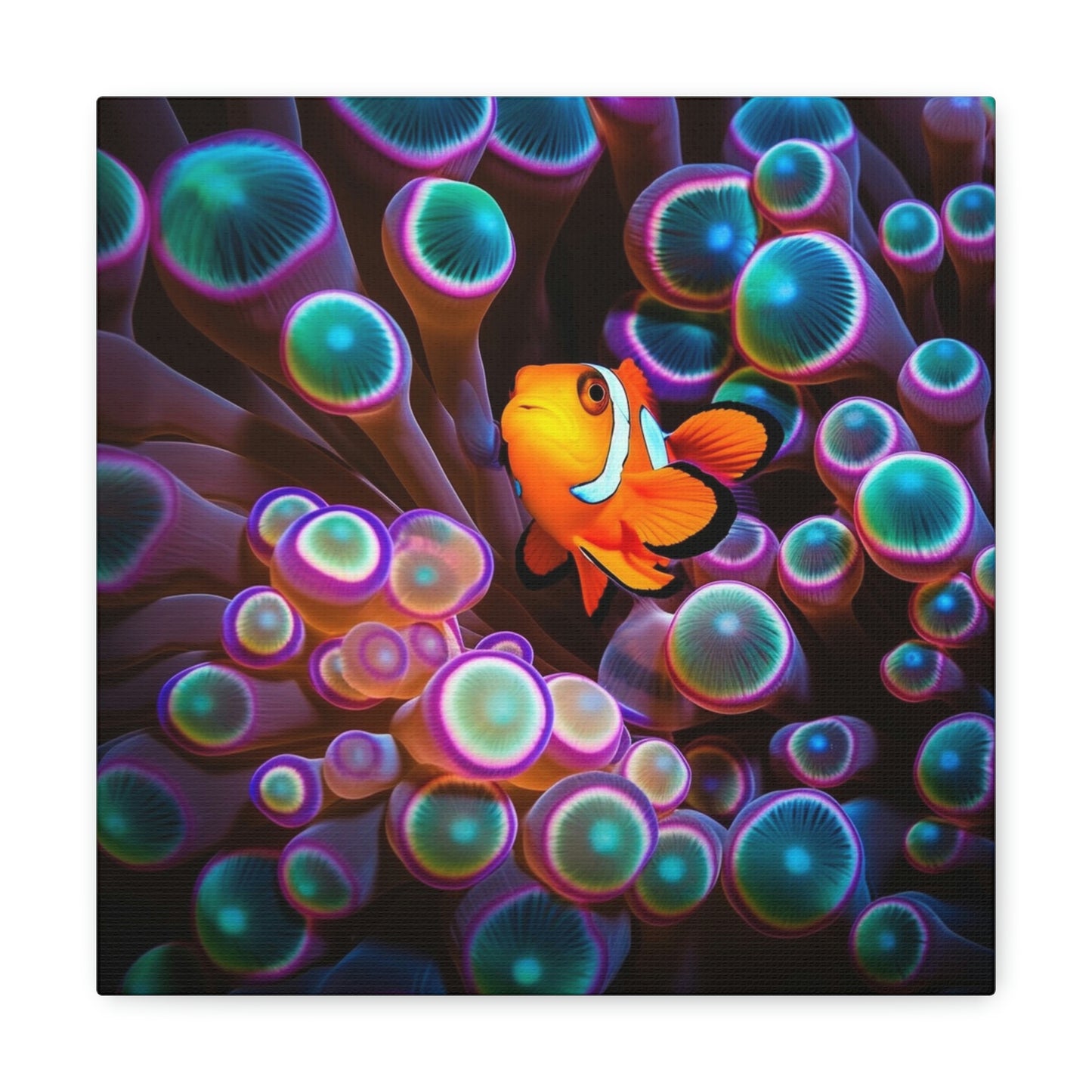 Canvas Gallery Wraps Ocean Anemone 3