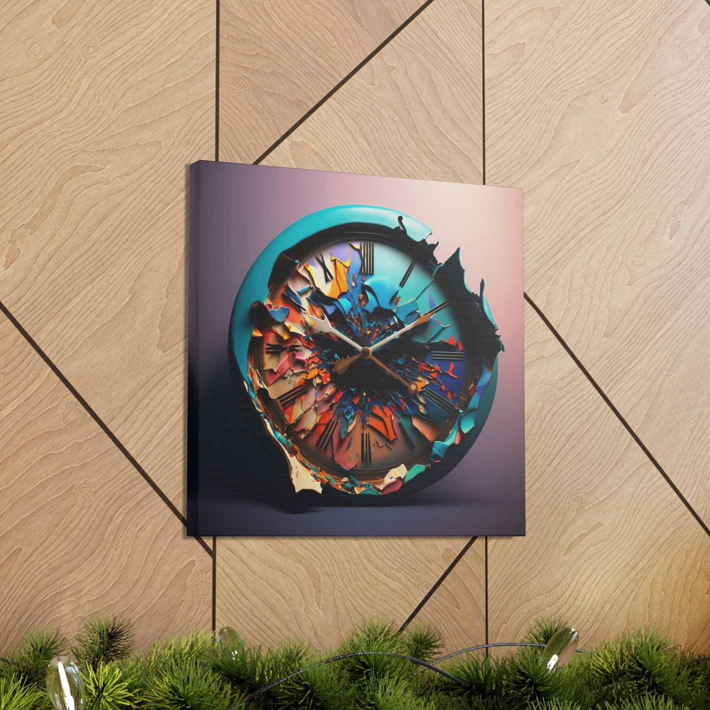 Abstract Color Clock 4